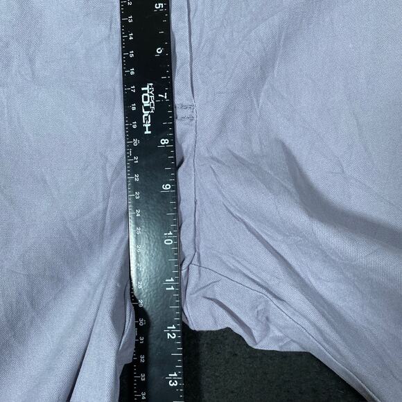 Ann Taylor Womens Pants Purple Tall Khakis Straight Leg Stretch 10L - Picture 7 of 12